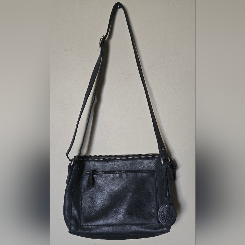💥 Vintage Genuine Leather Roots Crossbody Bag